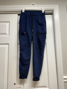 Fabletics Navy Scrub Jogger Pants